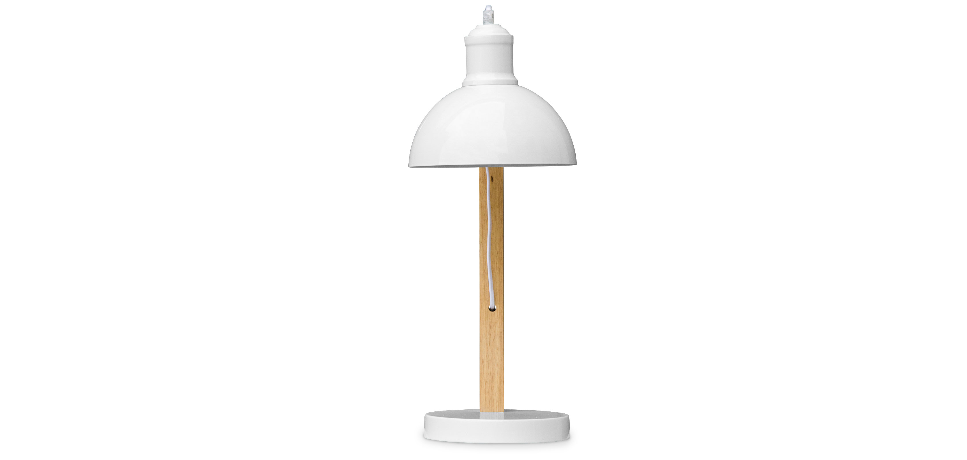 Bardi Scandinavian Style Wood And Metal Table Lamp