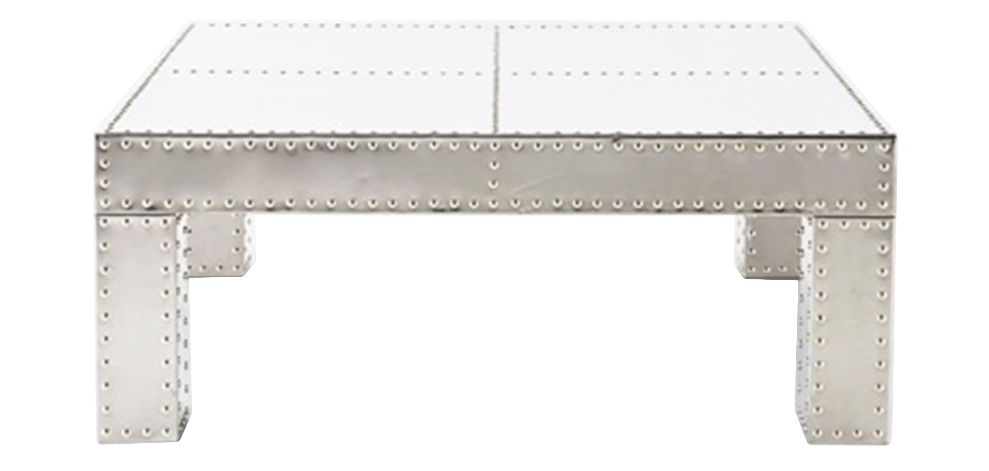 Aviator Design Coffee Table Square Aluminium