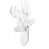 Buy Wall Decoration - White Deer Head - Ika White 55737 in the United Kingdom