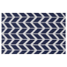 Buy Arrow Design Wool Rug - Rowan Dark blue 58456 - in the UK