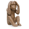 Buy Decorative Design Figure - Deaf Monkey - Sense Brown 58447 at MyFaktory