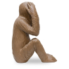 Buy Decorative Design Figure - Deaf Monkey - Sense Brown 58447 home delivery