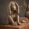 Buy Decorative Design Figure - Deaf Monkey - Sense Brown 58447 with a guarantee
