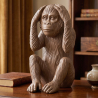 Buy Decorative Design Figure - Deaf Monkey - Sense Brown 58447 in the United Kingdom