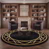 Buy Round Design Wool Rug - 230cm - Erit Multicolour 58288 - prices