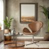 Buy Swin Aviator Armchair - Premium Leather Black 25626 - prices