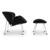 Buy Slice Armchair with Matching Ottoman  Black 16762 - prices