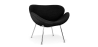 Buy Slice Armchair with Matching Ottoman  Black 16762 - in the UK