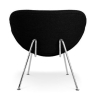 Buy Slice Armchair with Matching Ottoman  Black 16762 - in the UK