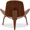 Buy Design Armchair - Scandinavian Style - Upholstered in Pony - Luna Black pony 16775 in the United Kingdom