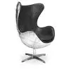 Buy Bold Chair Aviator Armchair - Premium Leather Black 25628 at MyFaktory