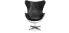 Buy Bold Chair Aviator Armchair - Premium Leather Black 25628 - in the UK