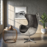 Buy Bold Chair Aviator Armchair - Premium Leather Black 25628 - prices