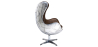 Buy Bold Chair Aviator Armchair - Microfiber Aged Leather Effect Brown 25627 in the United Kingdom