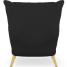 Buy Armchair with Matching Ottoman - Gerth  Black 16766 with a guarantee