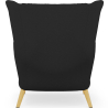 Buy Gerth Armchair with Matching Ottoman  Black 16766 in the United Kingdom