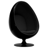 Buy Armchair Ele Chair Style - Black Exterior - Faux Leather Black 44502 - prices