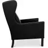 Buy 2204 Armchair - Premium Leather Black 50102 in the United Kingdom