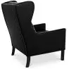 Buy 2204 Armchair - Premium Leather Black 50102 home delivery