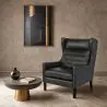 Buy 2204 Armchair - Premium Leather Black 50102 - prices