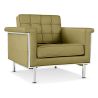 Buy Armchair Trendy - Faux Leather Olive 13180 - in the UK