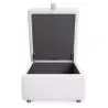 Buy Fabric puf with storage - Otto White 58769 with a guarantee