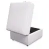 Buy Fabric puf with storage - Otto White 58769 - prices