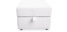 Buy Fabric puf with storage - Otto White 58769 - in the UK