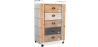 Buy Wooden Chest of Drawers - Industrial Design - Joyia Natural wood 58845 in the United Kingdom