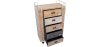 Buy Wooden Chest of Drawers - Industrial Design - Joyia Natural wood 58845 - in the UK