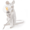 Buy Mouse table lamp - Resin White 58832 - in the UK