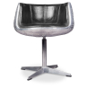 Buy Brandy Chair Aviator - Premium Leather & Aluminium Black 48384 - in the UK