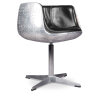 Buy Brandy Chair Aviator - Premium Leather & Aluminium Black 48384 - prices