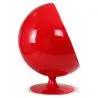 Buy Red Ballon Chair - Faux Leather White 19541 in the United Kingdom