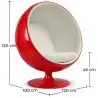 Buy Red Ballon Chair - Faux Leather White 19541 with a guarantee