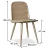 Buy Wooden chair Scandinavian style Nerdy Natural wood 58387 at MyFaktory