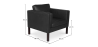 Buy 2334 Design Living room Armchair - Premium Leather Black 15441 with a guarantee