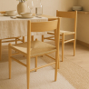 Buy CW-36 Chair Design Boho Bali  Natural wood 58405 in the United Kingdom