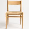 Buy CW-36 Chair Design Boho Bali  Natural wood 58405 - in the UK