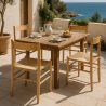 Buy CW-36 Chair Design Boho Bali  Natural wood 58405 - in the UK