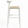 Buy Rope Design Bar Stool Boho Bali - 75cm - Wood White 99958406 home delivery