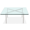 Buy City Coffee Table - Square - 19mm Glass Steel 13309 - prices
