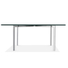 Buy City Coffee Table - Square - 19mm Glass Steel 13309 at MyFaktory