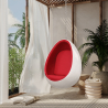 Buy Suspension Ele Chair Style - White Exterior - Fabric Red 16504 - prices