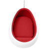 Buy Suspension Ele Chair Style - White Exterior - Fabric Red 16504 - in the UK
