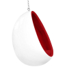 Buy Suspension Ele Chair Style - White Exterior - Fabric Red 16504 at MyFaktory