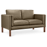 Buy Design Sofa 2332 (2 seater) - Faux Leather Taupe 13921 - prices
