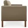 Buy Design Sofa 2332 (2 seats) - Faux Leather Taupe 13921 in the United Kingdom
