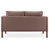 Buy Design Sofa 2332 (2 seats) - Faux Leather Coffee 13921 in the United Kingdom