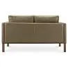 Buy Design Sofa 2332 (2 seats) - Faux Leather Taupe 13921 home delivery